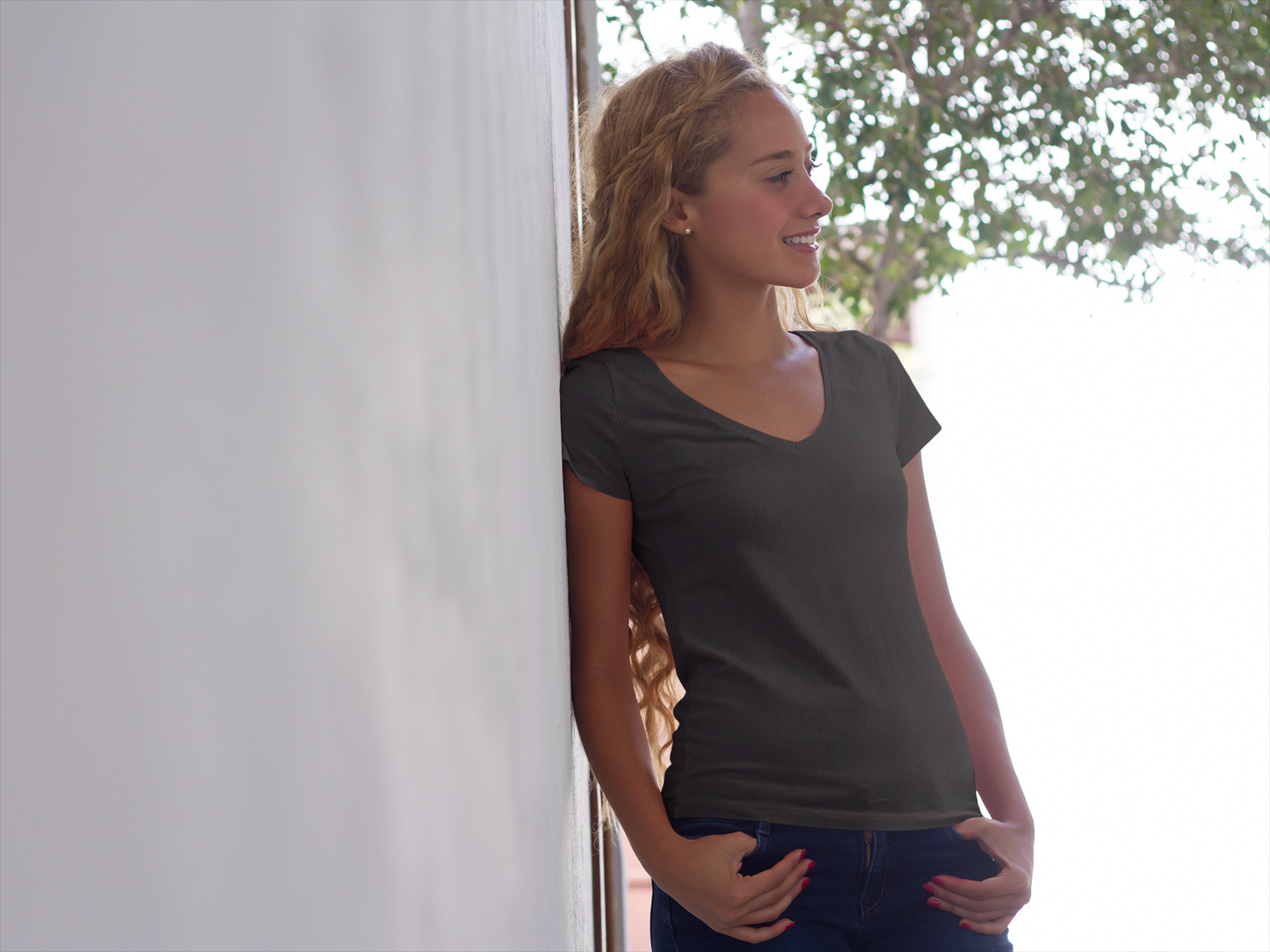 Women's - All-American V-Cut Tee